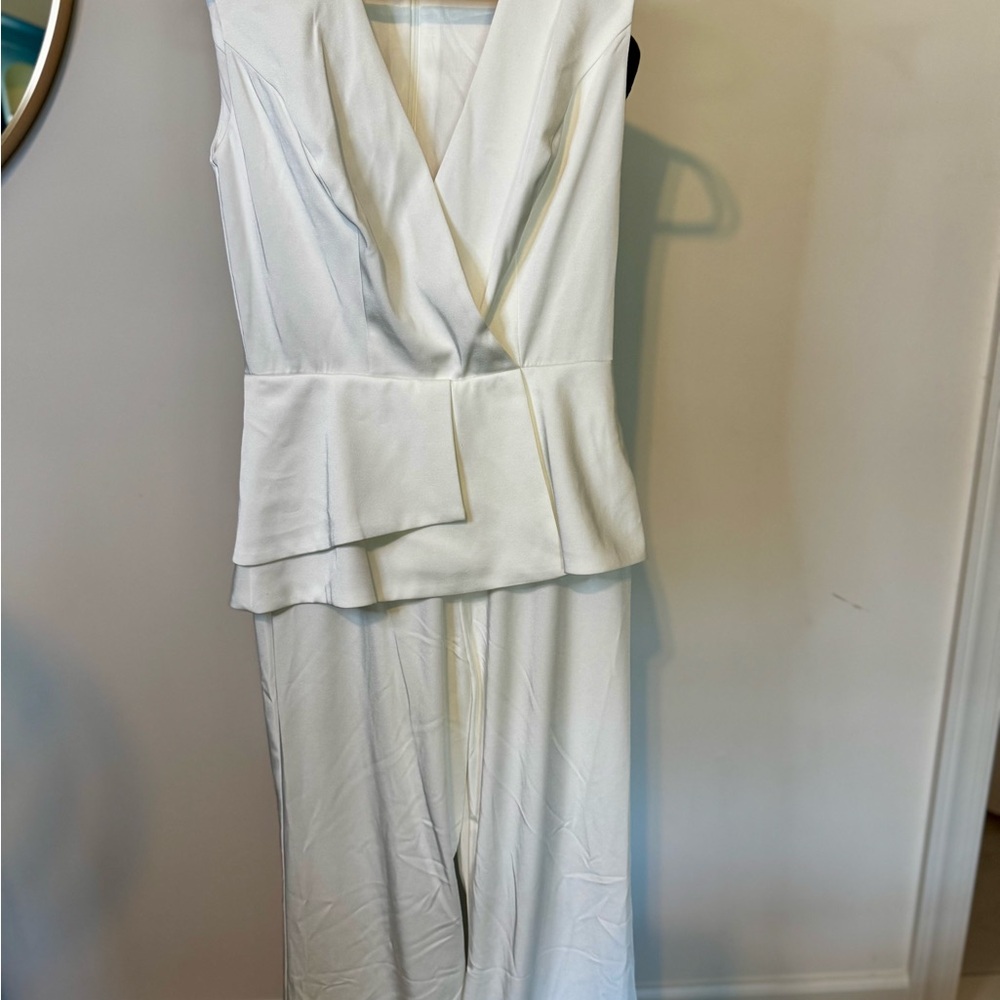 Elegant Mac‎ Duggal White Women's Jumpsuit - Picture 2 of 5